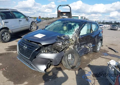 2022 Nissan Kicks S из США, поврежденный, VIN 3N1CP5BV0NL485431